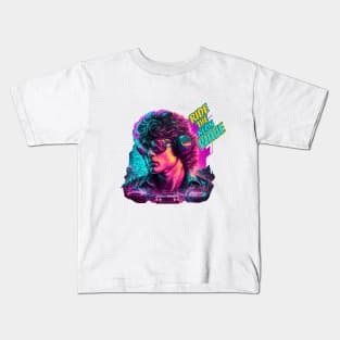Ride the neon WAVE Kids T-Shirt